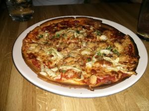 chicken sausage 'za.