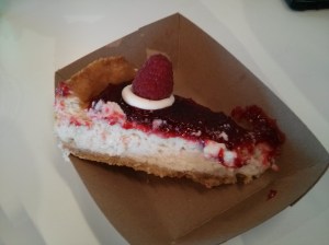 raspberry cheesecake.